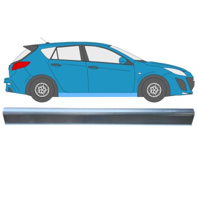 Kynnyspelti korjauspaneeli varten Mazda 3 2009-2013 / Vasen = Oikea (symmetrinen) 15012