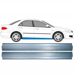 Kynnyspelti korjauspaneeli varten Mazda 6 GG GY 2002-2007 / Vasen = Oikea (symmetrinen) / Sarja 9557