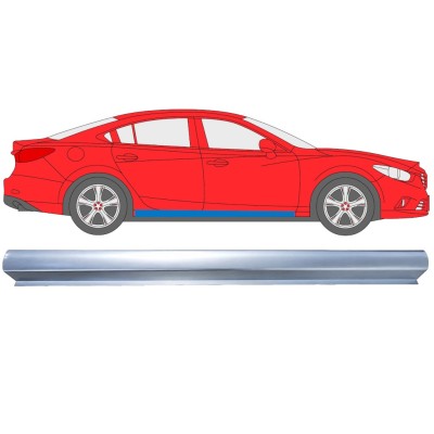 Kynnyspelti korjauspaneeli alempi osa varten Mazda 6 2012-2024 / Oikea 16977