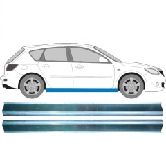 Kynnyspelti korjauspaneeli varten Mazda 3 2003-2009 / Vasen+Oikea / Sarja 11357