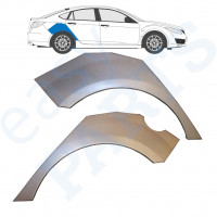 Takalokasuoja korjaussarja varten Mazda 6 2007-2012 / Vasen+Oikea / Sarja 9762