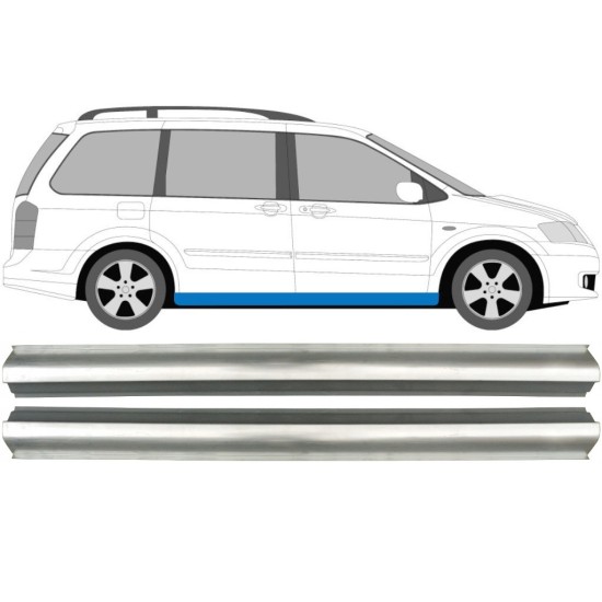 Kynnyspelti korjauspaneeli varten Mazda MPV 1999-2006 / Vasen = Oikea (symmetrinen) / Sarja 10437