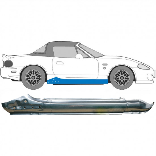 Kynnyspelti varten Mazda MX-5 1998-2005 / Oikea 5927