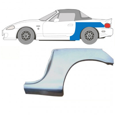 Suuri takalokasuojan korjauspaneeli varten Mazda MX-5 1998-2005 NB / Vasen 9328