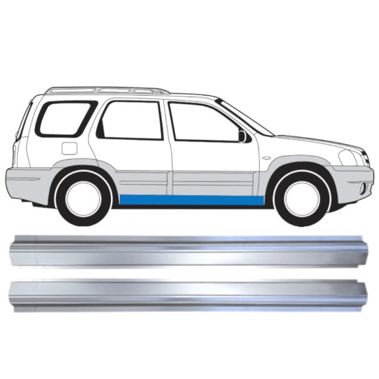 Kynnys sisäosa varten Mazda Tribute 2001-2008 / Vasen+Oikea 15597