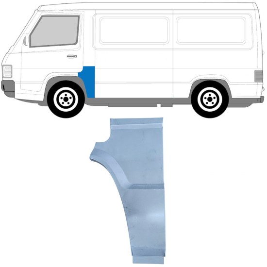 Pilarin korjauspaneeli varten Mercedes MB 100 1988-1996 / Vasen 16938