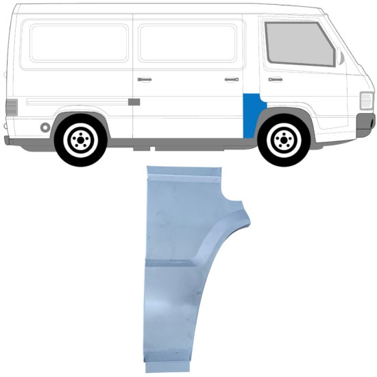 Pilarin korjauspaneeli varten Mercedes MB 100 1988-1996 / Oikea 16937