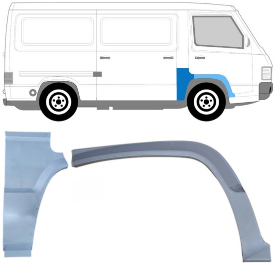 Korjauspaneeli aseta varten Mercedes MB 100 1988-1996 / Oikea / 16965