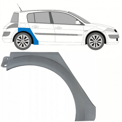 Takalokasuoja korjaussarja varten Renault Megane 2002-2008 / Oikea 10203