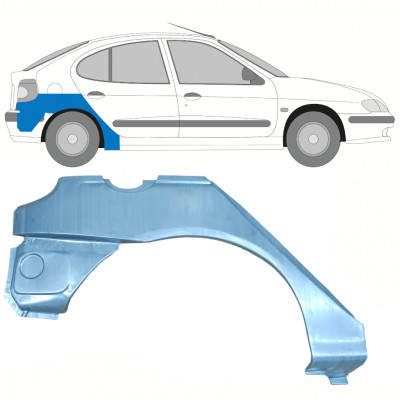 Takalokasuoja korjaussarja varten Renault Megane 1995-2003 / Oikea 8394