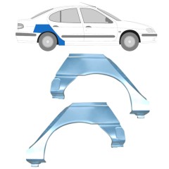 Takalokasuoja korjaussarja varten Renault Megane I Scenic 1995-2003 / Vasen+Oikea / Sarja 10602