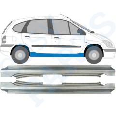Kynnyspelti korjauspaneeli varten Renault Megane / Scenic 1995-2003 / Vasen+Oikea / Sarja 10117