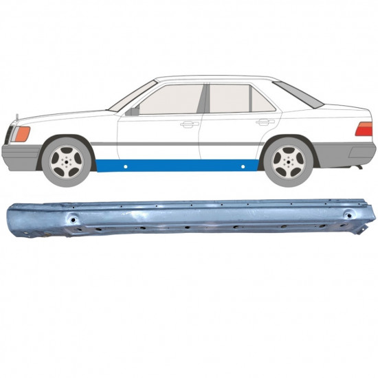 Kynnyspelti varten Mercedes W124 1984-1996 / Vasen 8308