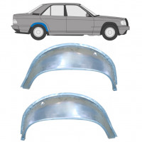 Takalokasuoja sisäkehä varten Mercedes 190 1982-1993 / Vasen+Oikea / Sarja 9837