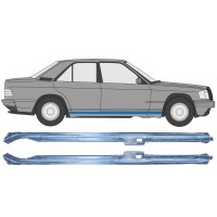 Kynnyksen yläosan korjauspaneeli varten Mercedes 190 W201 1982-1993 / Vasen+Oikea / Sarja 16294