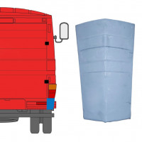 Takakulman korjauspaneeli varten Mercedes 406-608D 1968-1986 / Oikea 11440