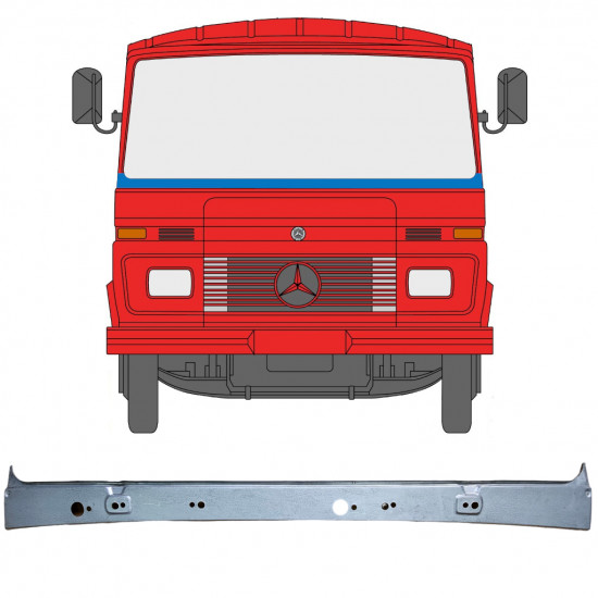 Tuulilasin korjauspaneeli varten Mercedes 406-608D 1968-1986 11550