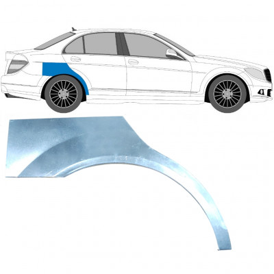 Takalokasuoja korjaussarja varten Mercedes C-class 2007-2014 / Oikea 5357