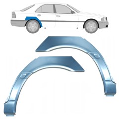 Takalokasuoja korjaussarja varten Mercedes C-Class W202 1993-2001 / Vasen+Oikea / Sarja 10414