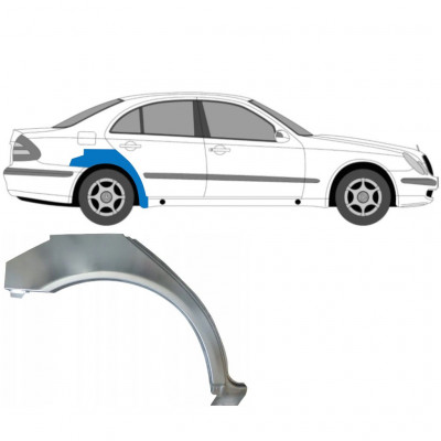 Takalokasuoja korjaussarja varten Mercedes E-class 2002-2009 / Oikea 5739