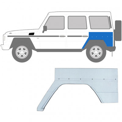 Takalokasuoja korjaussarja varten Mercedes G-Class 1992- / Vasen 8811