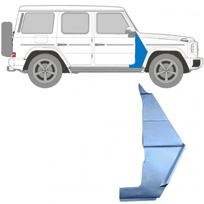 Etulokasuojan korjauspelti varten Mercedes G-Class 1979- / Oikea 10712