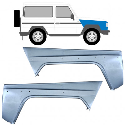 Etulokasuoja varten Mercedes G-Class 1979-1992 / Vasen+Oikea / Sarja 9182