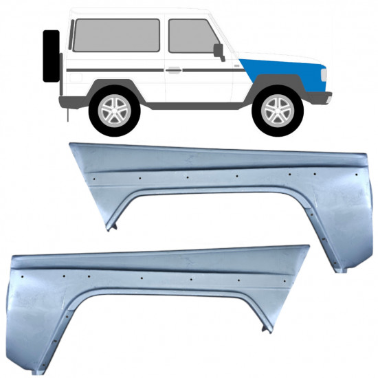 Etulokasuoja varten Mercedes G-Class 1979-1992 / Vasen+Oikea / Sarja 9182