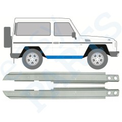 Kynnyspelti varten Mercedes G-Class W460 W461 W463 1979-2017 / Vasen+Oikea / Sarja 9820