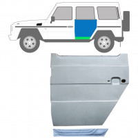 Sisäinen ja ulkoinen takaoven korjauspaneeli varten Mercedes G-Class 1979- / Vasen / Sarja 12038