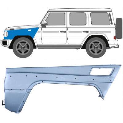 Etulokasuoja varten Mercedes G-Class W463 1997- / Vasen 6522