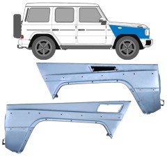 Etulokasuoja varten Mercedes G-Class W461 1997-2001 / Vasen+Oikea / Sarja 6520