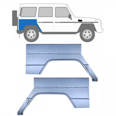 Takalokasuoja korjaussarja varten Mercedes G-Class 1979- / Vasen+Oikea / Sarja 9535