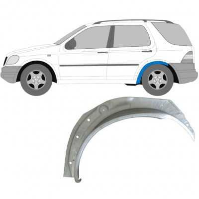 Takalokasuoja sisäkehä varten Mercedes M-class 1998-2005 / Vasen 5146