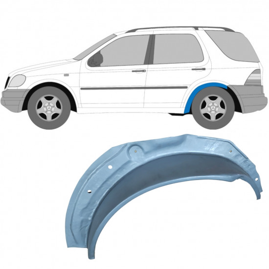 Takalokasuoja sisäkehä varten Mercedes M-class 1998-2005 / Vasen 5146