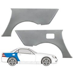 Takalokasuoja korjaussarja varten Mercedes SLK-Class 1996-2004 / Vasen+Oikea / Sarja 9477
