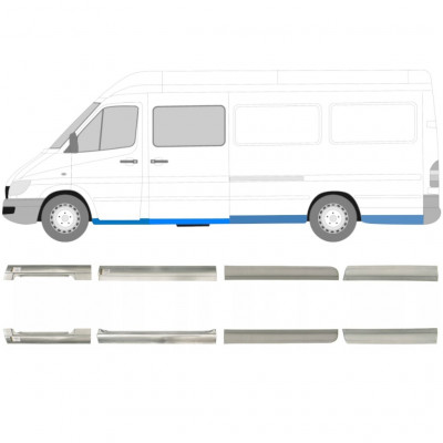 Korjauspaneeli aseta varten Mercedes Sprinter 1995- / LWB / Vasen+Oikea /  6757