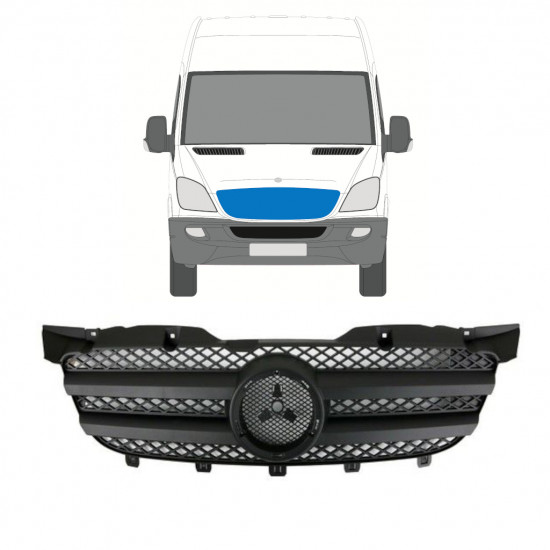 Säleikkö varten Mercedes Sprinter 2006-2013 7495