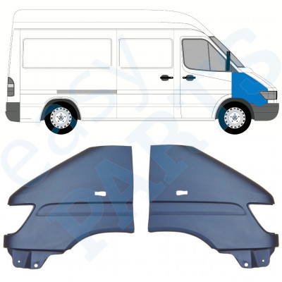 Etulokasuoja varten Mercedes Sprinter 1995-2000 / Vasen+Oikea / Sarja 9741