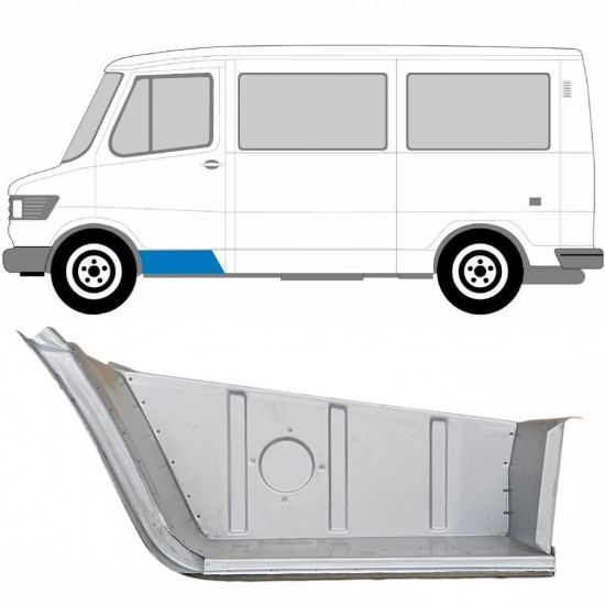 Astinlauta osakokonaisuus varten Mercedes T1 1977-1996 / Vasen 9071