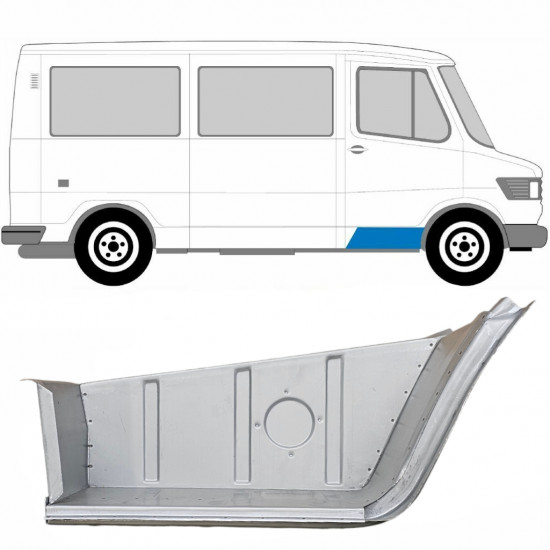 Astinlauta osakokonaisuus varten Mercedes T1 1977-1996 / Oikea 9070