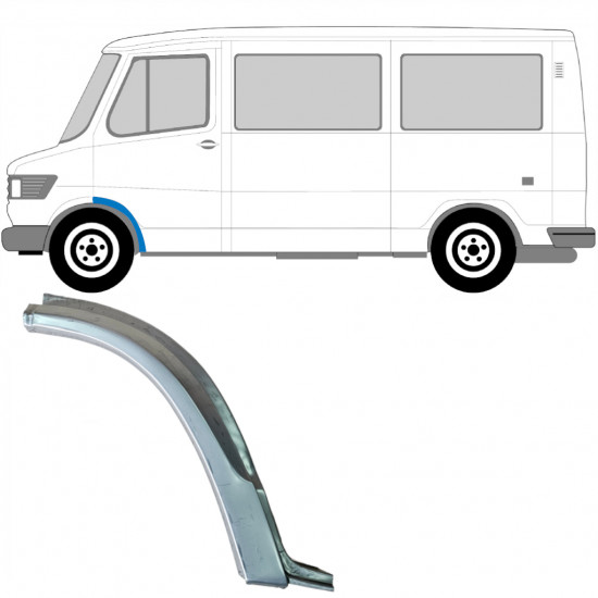 Etulokasuojan korjauspelti varten Mercedes T1 1977-1996 / Vasen 5223