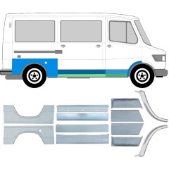 Korjauspaneeli aseta varten Mercedes T1 207-410 1977-1995 / Vasen+Oikea / 6714