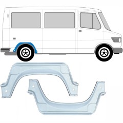Takalokasuoja sisäkehä varten Mercedes T1 207-410 1977-1995 / Vasen+Oikea / Sarja 9563