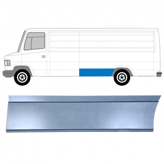 Takalokasuoja korjaussarja varten Mercedes T2 1986-1996 / Vasen /  8011