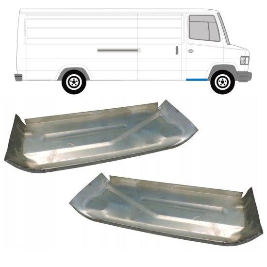 Astinlauta osakokonaisuus varten Mercedes T2 1986-1996 / Vasen+Oikea / Sarja 9796