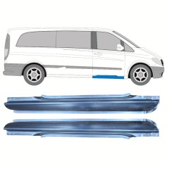 Helmapelti etuoven alle varten Mercedes Vito W639 2003-2014 / Vasen+Oikea / Sarja 9785