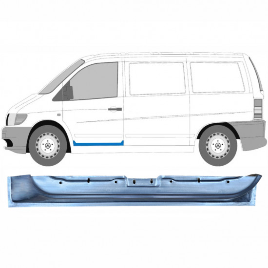 Sisäinen etuoven korjausosa varten Mercedes Vito 1996-2003 / Vasen 8272