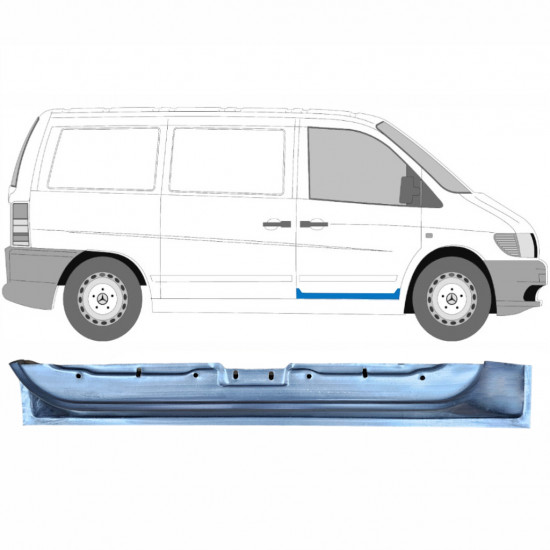 Sisäinen etuoven korjausosa varten Mercedes Vito 1996-2003 / Oikea 8271