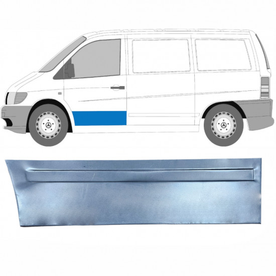 Etuoven ulompi korjausosa varten Mercedes Vito 1996-2003 / Vasen 8274